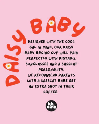 Reusable Bambinocino Bamboo Cup - Daisy Baby (240ml)