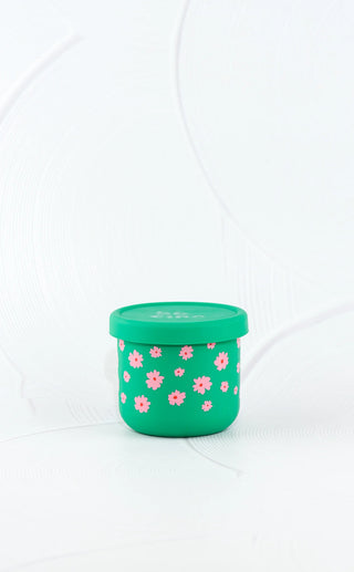 Reusable Silicone Snack Pot - Ditsy