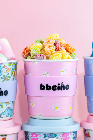 Reusable Bambinocino Bamboo Cup - Daisy Baby (240ml)