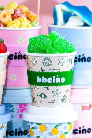 Reusable Babycino Bamboo Cup - Beach, Please! (120ml)