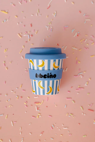 Reusable Babycino Bamboo Cup - Banana-Rama (120ml)