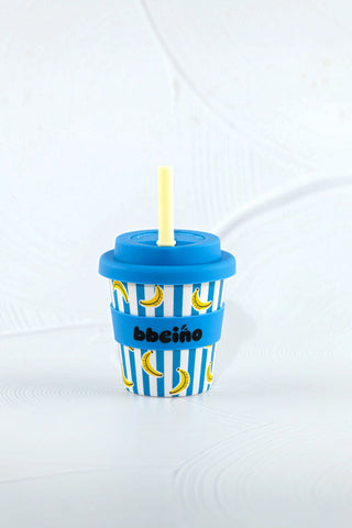 Reusable Babycino Bamboo Cup - Banana-Rama (120ml)