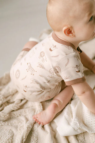 Safari Henley Romper