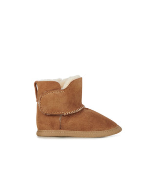 Platinum Baby Bootie - Chestnut