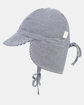 Flap Cap Baby  - Periwinkle