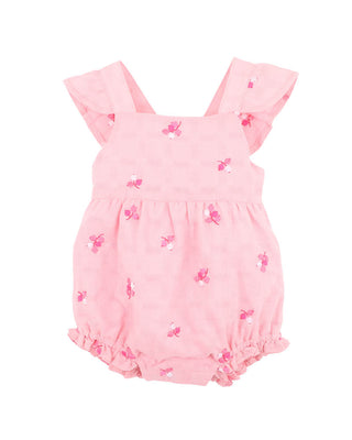 SUMMER VACAY EMBROIDERED OVERALL