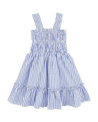 SUMMER VACAY BLUE STRIPE DRESS 3-7 YRS