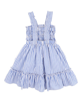 SUMMER VACAY BLUE STRIPE DRESS 3-7 YRS