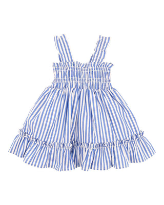 SUMMER VACAY BLUE STRIPE DRESS