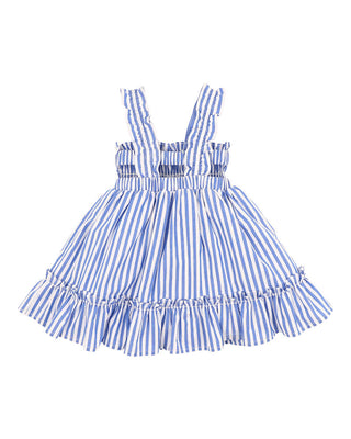 SUMMER VACAY BLUE STRIPE DRESS