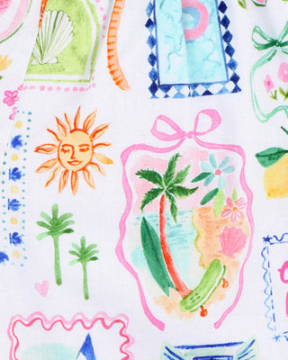 SUMMER VACAY RIC RAC SHORTS 3-7 YRS