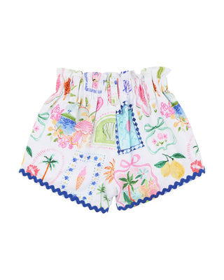 SUMMER VACAY RIC RAC SHORTS