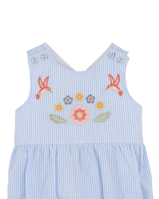 SONGBIRD STRIPE EMBROIDERED BODYSUIT