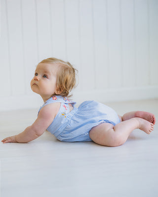 SONGBIRD STRIPE EMBROIDERED BODYSUIT