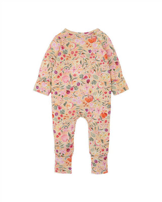 ORCHARD BLOOM ORGANIC LS ZIPSUIT