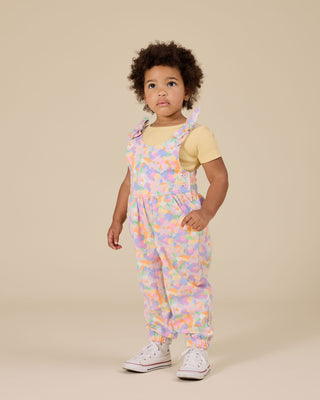 PASTEL BOUQUET TIFFANY TIE OVERALLS