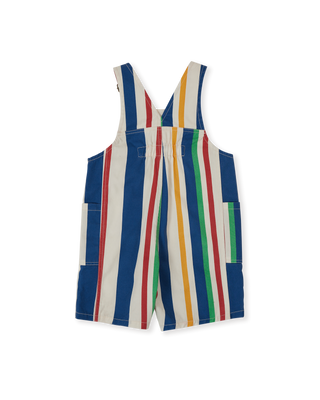 90'S BOLD STRIPE JAMES DENIM POCKET OVERALLS