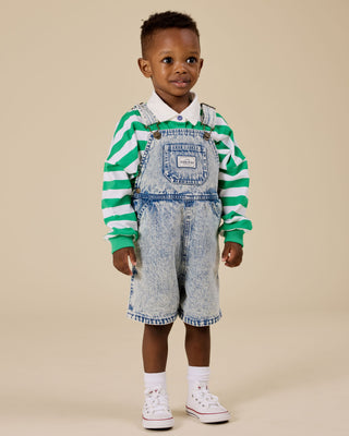 BURTON VINTAGE WASHED DENIM OVERALLS