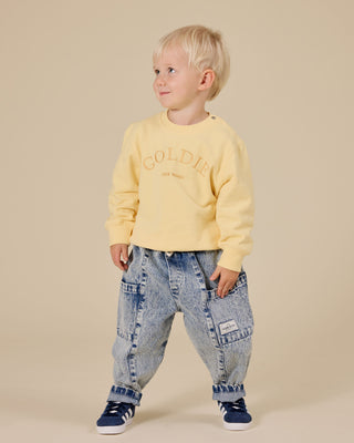 GOLDIE CREW EMBROIDERED SWEATER