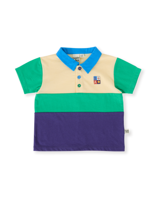 LEWIS COLOUR BLOCK POLO SHIRT