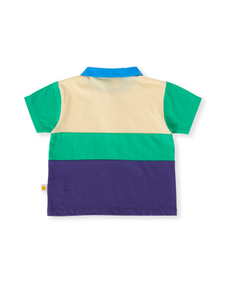 LEWIS COLOUR BLOCK POLO SHIRT