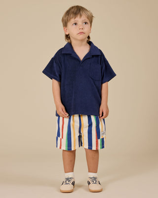 90'S BOLD STRIPE NOAH DENIM POCKET SHORTS