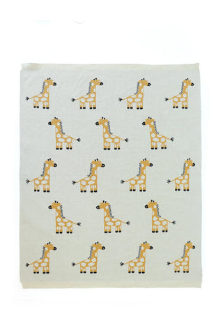 Giraffe Giggles Baby Blanket