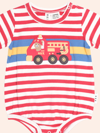 FIREMAN HUX STRIPE ROMPER