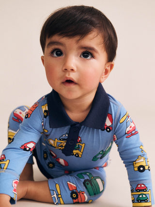 CONSTRUCTION POLO ROMPER