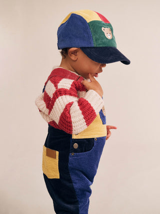 COLOUR BLOCK CORD OVERALLS