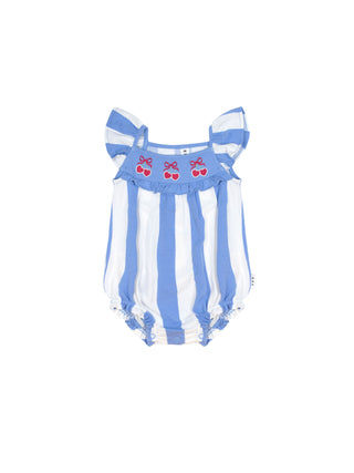 Seaside Cherry Stripe Playsuit