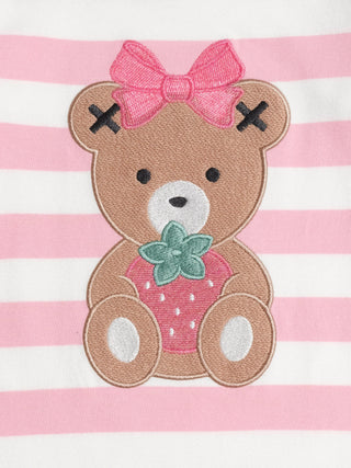 Strawberry Stripe Romper