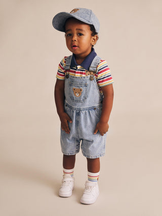 Dreamy Denim Short Overalls