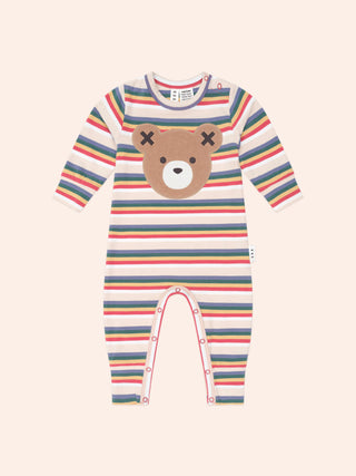 VINTAGE STRIPE HUXBEAR ROMPER