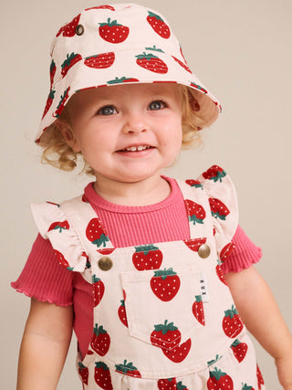 STRAWBERRY BUBBLE ROMPER