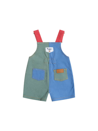 Denim Short Overalls Multicolour