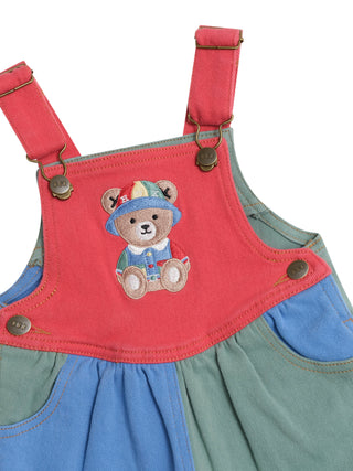 Denim Short Overalls Multicolour