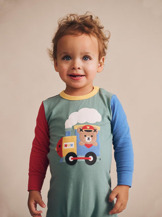 Choo Choo Hux Romper