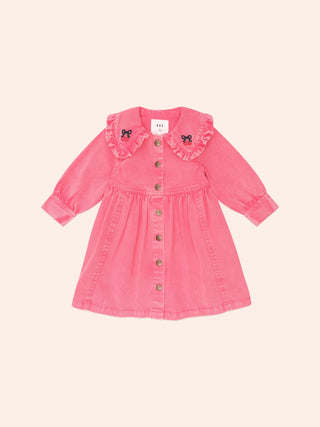 VINTAGE CHERRY COLLAR DRESS