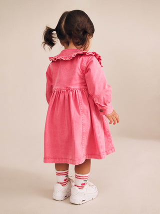 VINTAGE CHERRY COLLAR DRESS