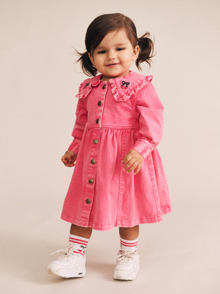 VINTAGE CHERRY COLLAR DRESS