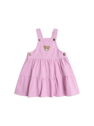 Candy Stripe Pinafore Dress