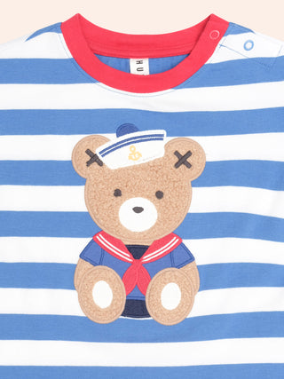 NAUTICAL STRIPE SITTING HUX TEE