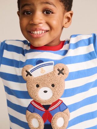 NAUTICAL STRIPE SITTING HUX TEE