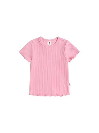 Pink Rib Tee