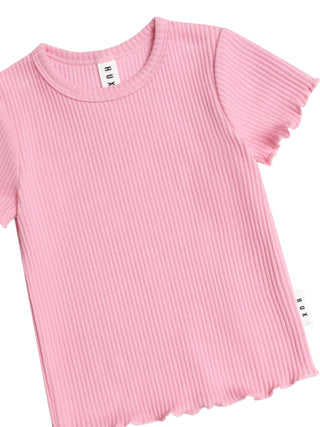 Pink Rib Tee