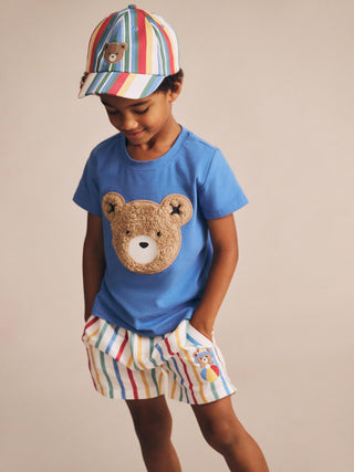 Furry Huxbear Marine Blue Tee
