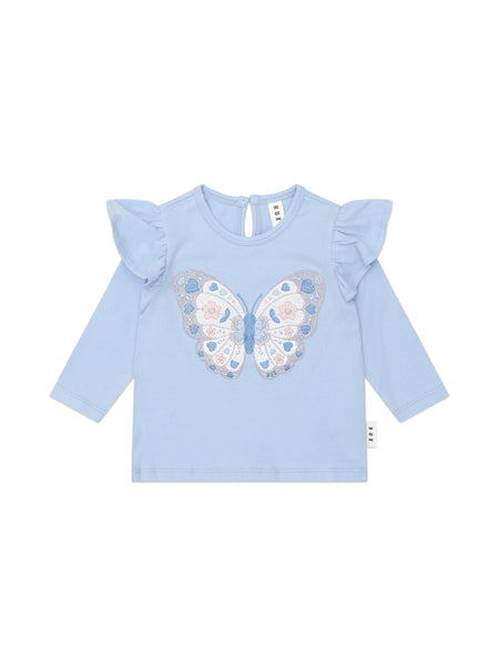 BUTTERFLY FRILL TOP