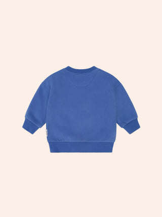 FURRY HUXBEAR COBALT SWEATSHIRT