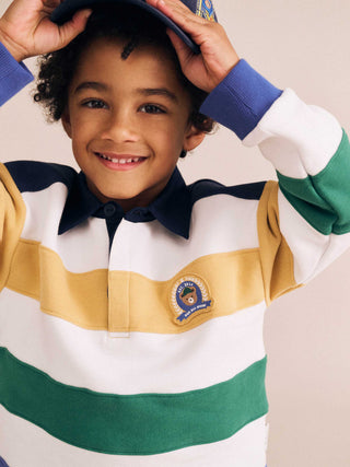 COLOUR BLOCK PANELLED RUGBY